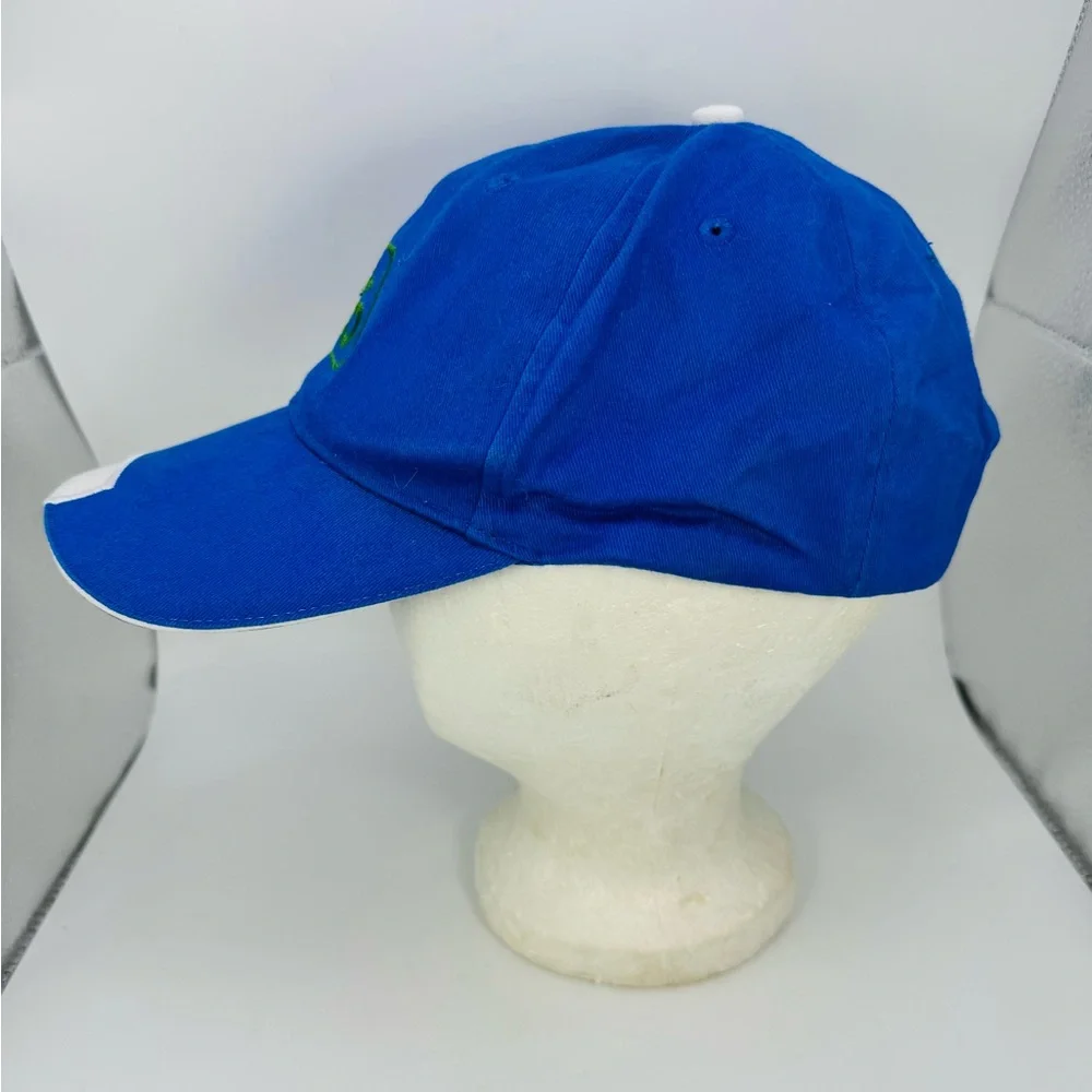 Pioneer Seeds Hat Strapback Cap Mens Blue White Farming Outdoor Workwear READ